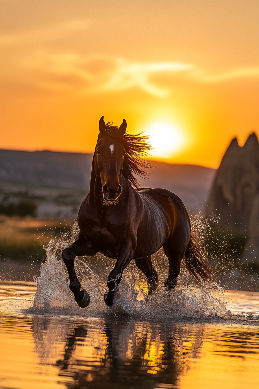 Freedom at Sunset