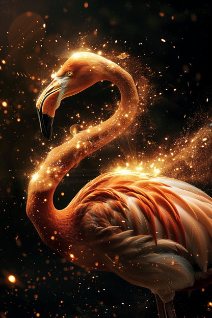 Gold Flamingo - Storefique