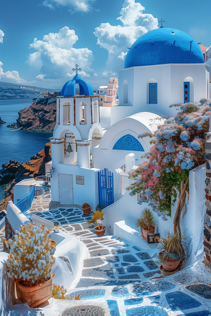 Santorini Serenity - Storefique