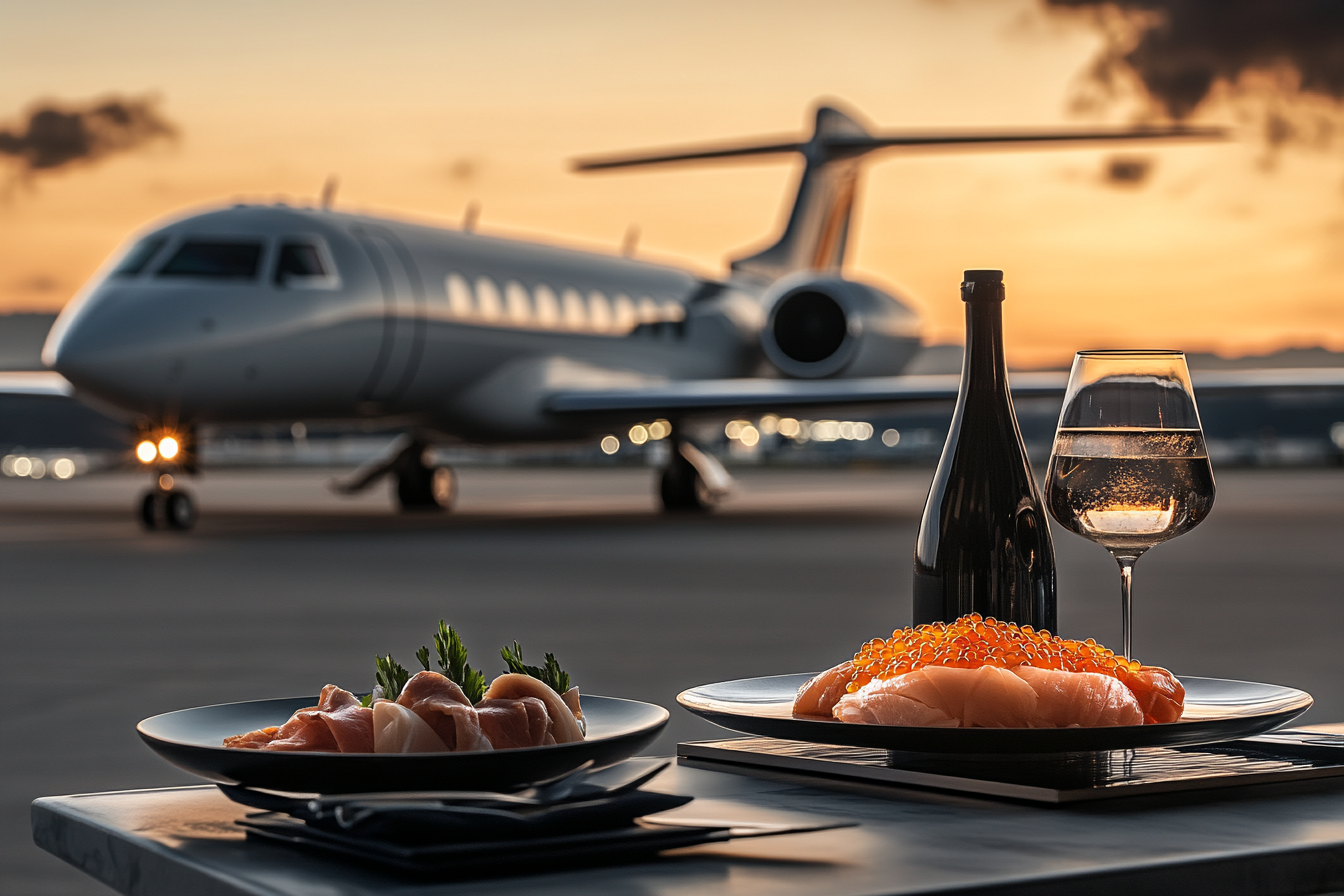 Luxury Food - Private Jet