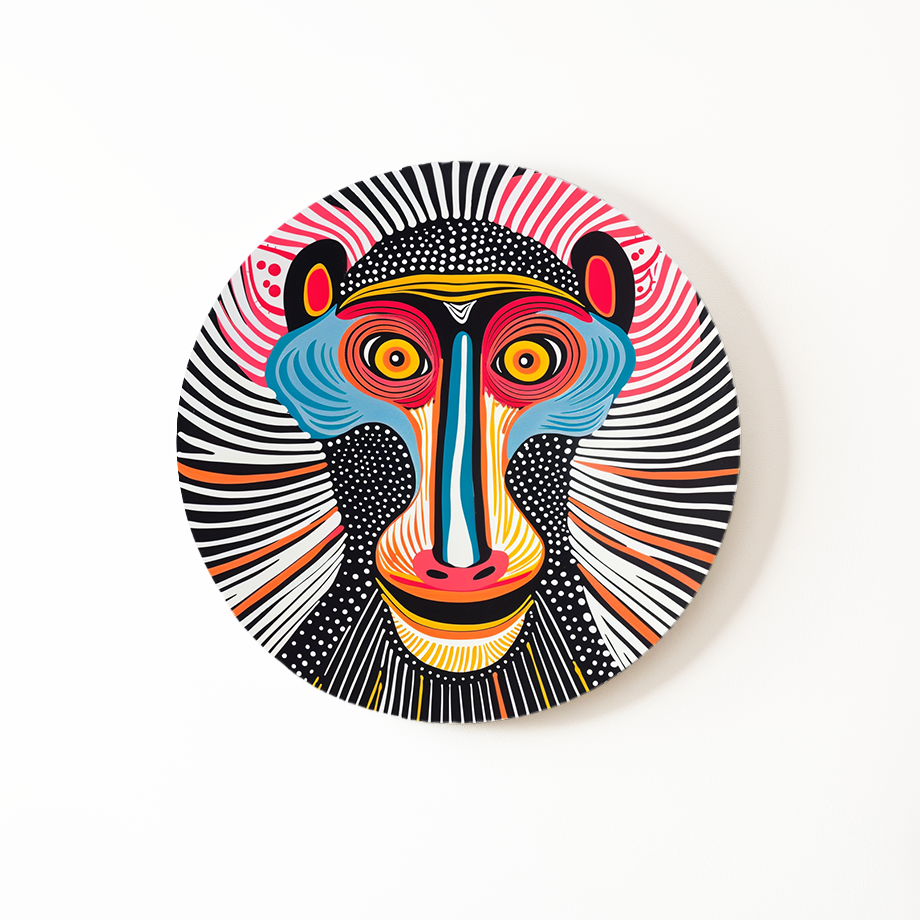 Vibrant Mandrill - Storefique