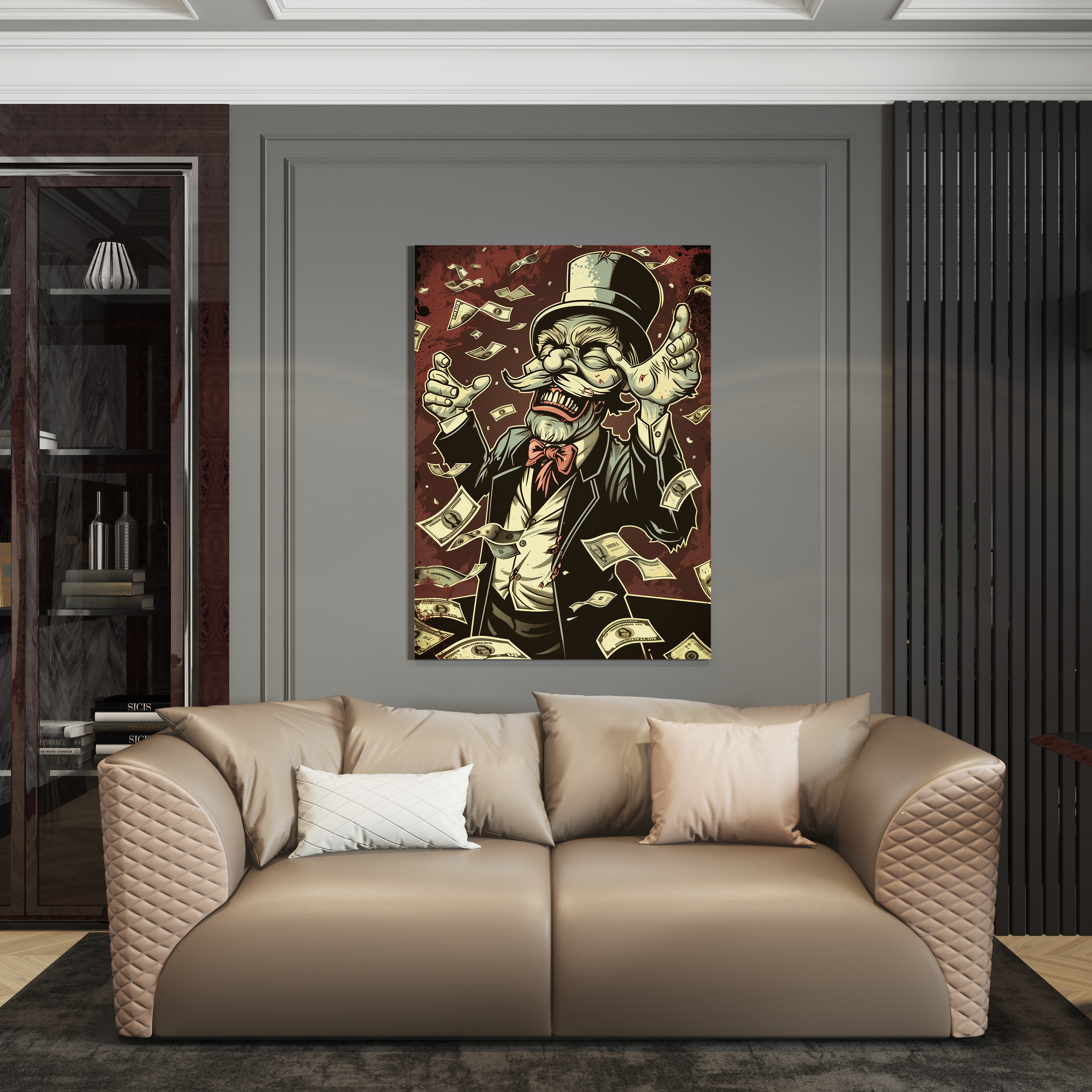 Wanddecoratie op plexiglas, Dibond, Canvas – luxe kunstwerk van de Luxury Legends collectie.